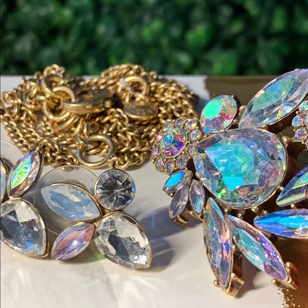 J.Crew Crystal Pendant Necklace and Earrings!